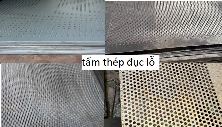 thép sàng đục lỗ dùng để sàng lọc và phân loại vật liệu, thực phẩm, dược liệu